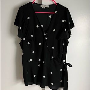 Loft polka dot blouse - 20w